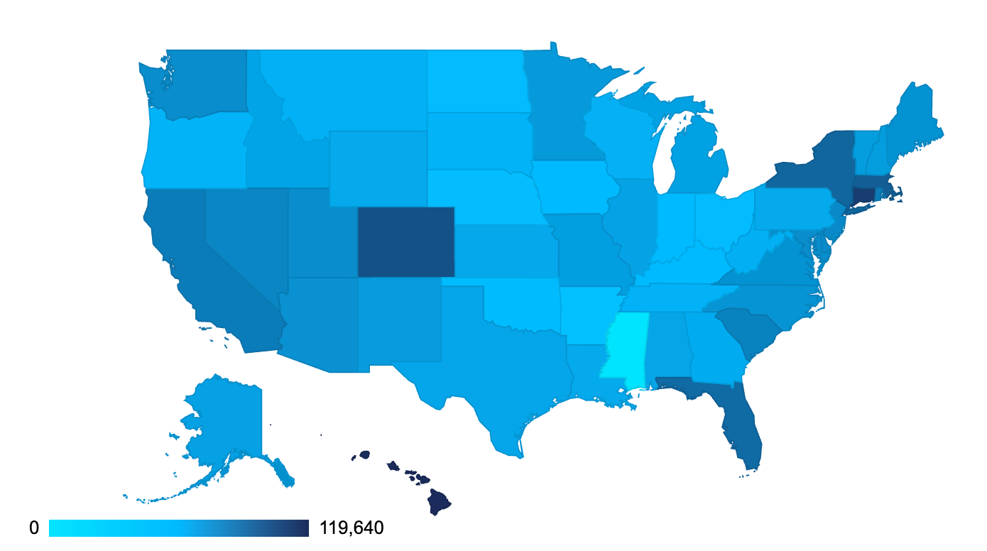 Hotel Manager Salary Breakdown by State